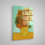 Wallity Pintura decorativa de vidrio templado Multicolor 30 x 45 cm